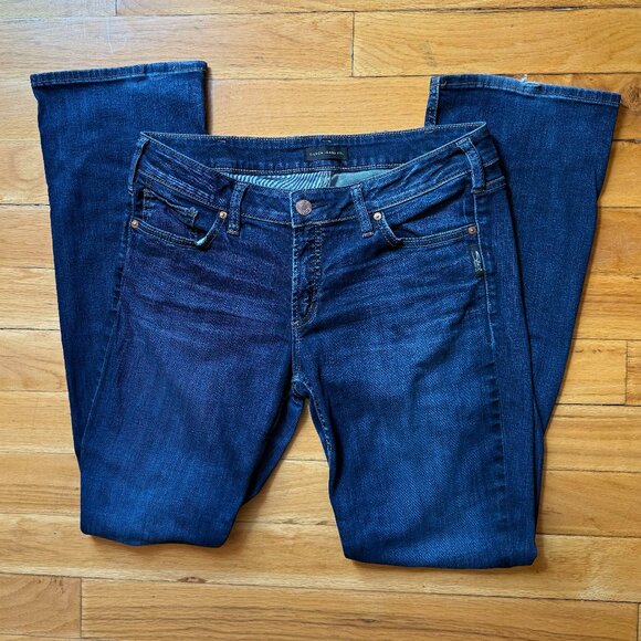 Silver Jeans Co. Suki Slim Mid-Rise Bootcut Women’s Jeans W33 L33 (Sz 12/14) - Picture 1 of 15